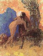 Odilon Redon Struggle Between Woman and a Centaur china oil painting artist